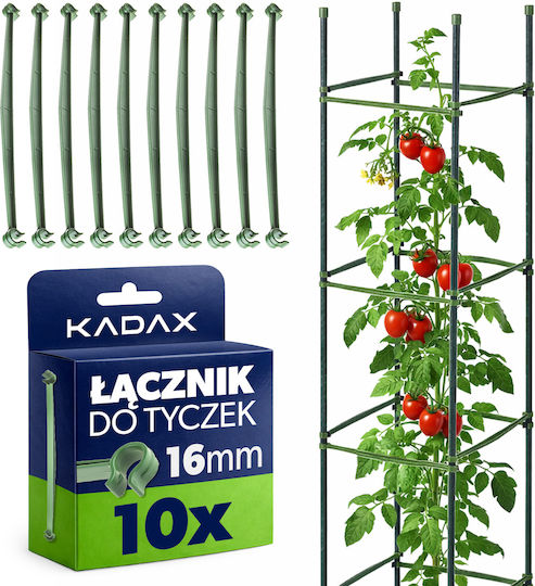 Kadax Pole Connectors 16 Mm Green 10 Pcs