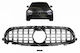 Μάσκα Mercedes-benz E-class Facelift W213 S213 C238 A238 Amg Line Gt Panamericana Look Μαύρο Χρώμιο 1 Τεμάχιο