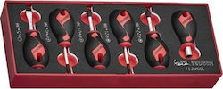 Teng Tools Σετ 6 Κατσαβίδια Ακριβείας με 6 Εναλλασσόμενες Μύτες