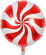 Alista Home Rundes Weihnachts-Folienballon Jumbo Rote 53cm