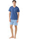 Noidinotte Summer Men's Pyjama Blue