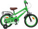 vidaXL 14" Детски Велосипед BMX Зелен
