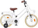 vidaXL Bicicletă Copii BMX Albă 14"