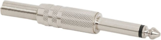 Set 10 Prize Metalice Jack Mono De 6,3 Mm Protecție La Rupere Conexiune Audio