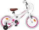 vidaXL 12" Kids' BMX Bicycle White