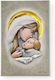 Religious Icon Virgin Mary & Christ On Wood Fresco Painting Technique Le-08.32104