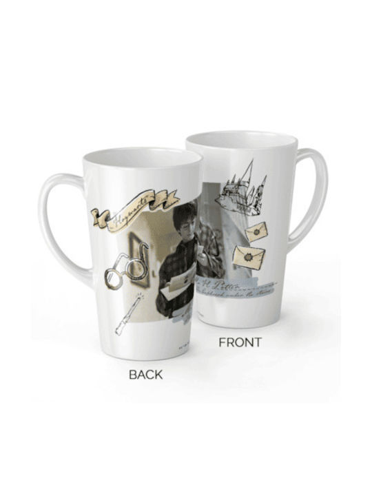 Harry Potter Керамична Бяла Чаша 450ml