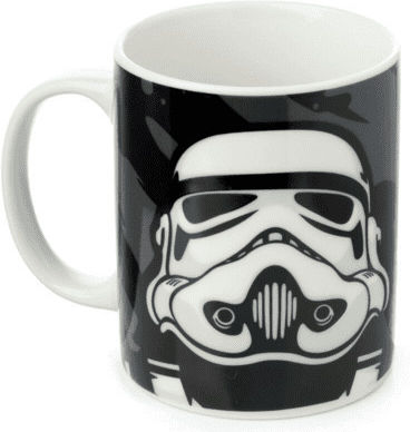 Puckator Stormtrooper Tasse aus Porzellan Weiß 300ml
