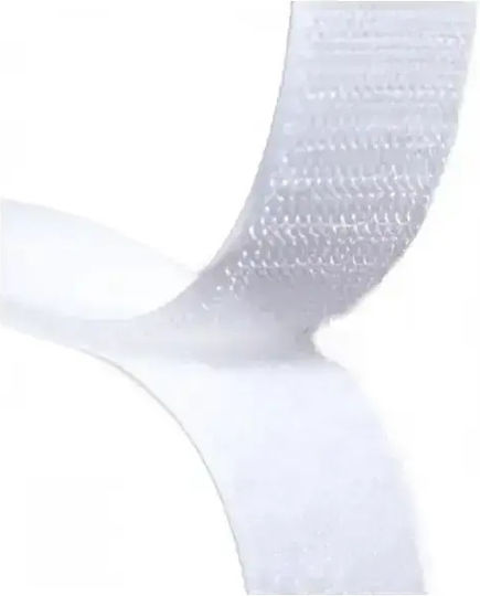 Velcro Αυτοκόλλητη Ταινία Χριτς Χρατς Λευκή 500mm