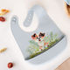 Kiokids Waterproof Silicone Bib with Button and...