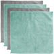 Microfiber Kitchen Cloths 4 Pcs