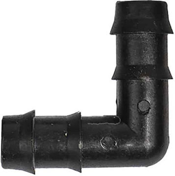 Conexiune Cot Din Plastic Pentru Furtun De Irigare Prin Picurare 16 Negru