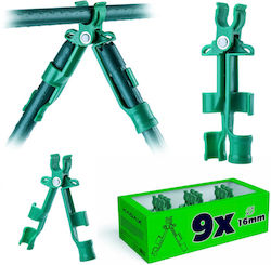 Kadax Adjustable Top Connector Garden Poles 16 Mm 9 Pcs