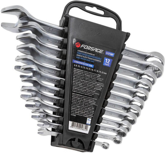 Set Combination Wrenches 6-22mm 12 Pcs