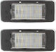 Opel Astra Iv J Kombi Zafira C Led License Plate Lights 2 Pcs Set