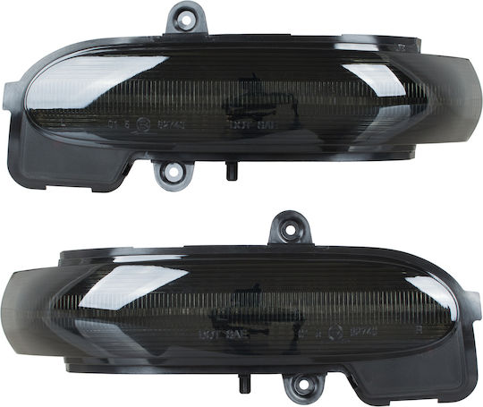 Mercedes Cl203 S203 W203 C-Klasse 01-07 Links + Rechts Blinker Spiegel Geraucht Dynamisch LED 2 Stücke Set