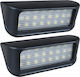 Fiat Scudo 2007 Lumini LED Pentru Plăcuțele De Înmatriculare Set 2 Bucăți
