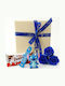 Joy Box Stitch Kids Set Disney Figurină Breloc 3 Trandafiri Săpun Albastru Kinder Bueno