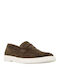 Men's Suede Loafers in Brown Color Alexandre