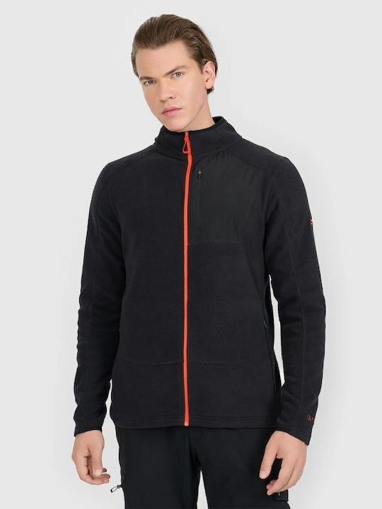 Ανδρική Ζακέτα Fleece Μαύρη