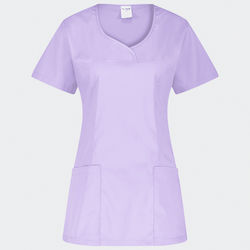 bwell Ines Female Medical Blouse Purple