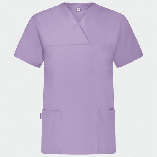 B-Well Angel Unisex Ιατρική Μπλούζα Μωβ