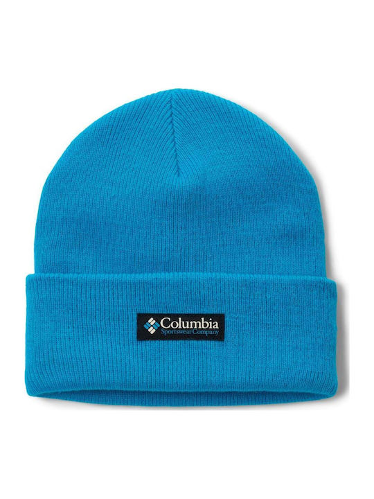 City Trek Heavyweight Beanie Unisex Σκούφος Πλεκτός σε Γαλάζιο χρώμα