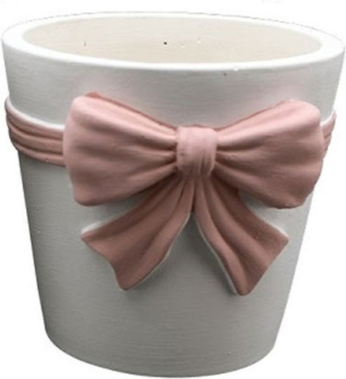 Interni Oggi Pflanzentöpfe Keramik Weiß