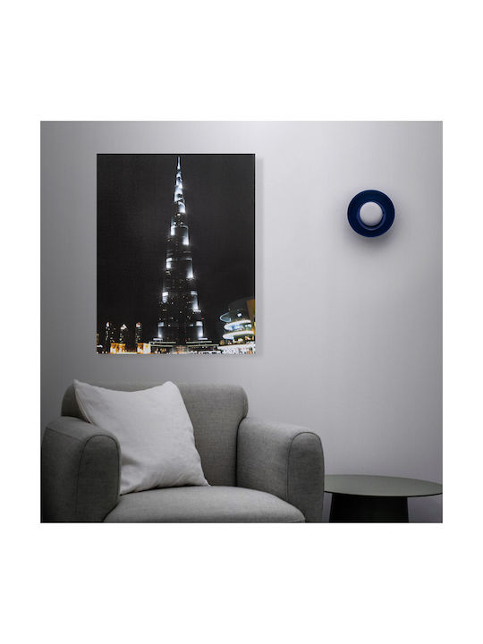 Tablou De Perete Led "Burj Khalifa" 2 X Aa 38 X 48 Cm