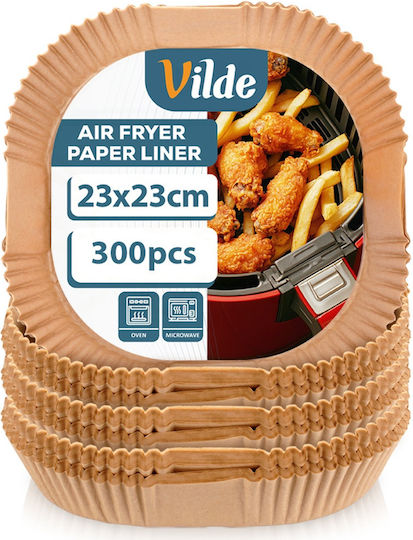 Vilde Незалепващи Хартии за Air Fryer 23x23см 300 Броя