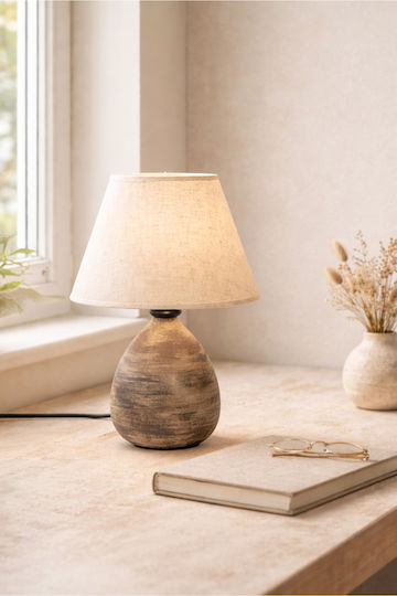 SteweHome Ceramic Table Lamp for E27 Socket