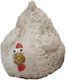 Decorative White Chicken 13cm