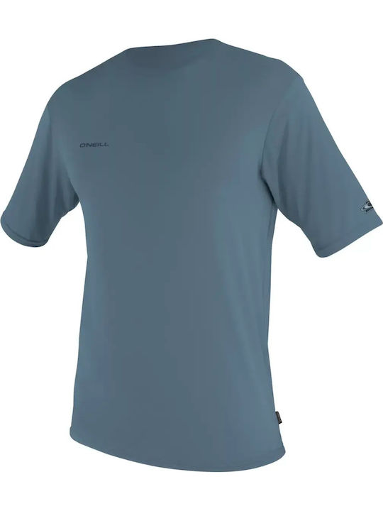 O'Neill Skins UPF 50+ Men's Short Sleeve Sun Protection Shirt Blue