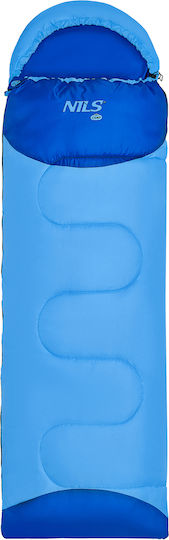 Nils Sleeping Bag Kids 3 Seasons Blue