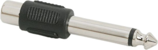 Set 10 Adaptoare Rca Feminin La Jack 6.3 Mm Masculin Mono Convertor Audio