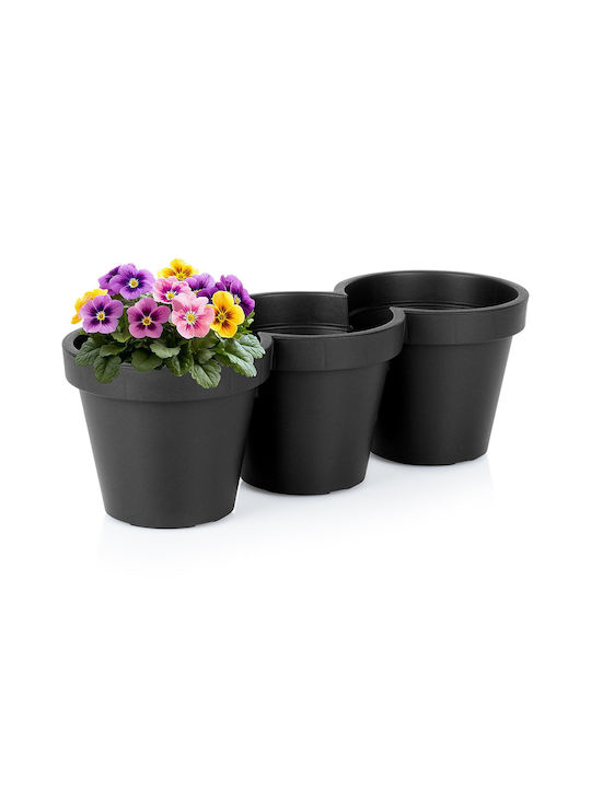 Vilde Ghiveci De Flori Din Plastic Negru Vilde Ghiveci De Flori Din Plastic Negru