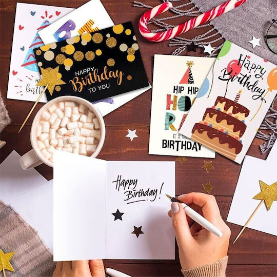 It's My Birthday Party Invitations Envelope Golden 24 Pieces