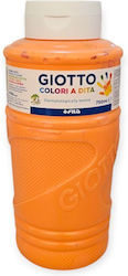 Δακτυλομπογια 750ml Πορτοκαλι Giotto