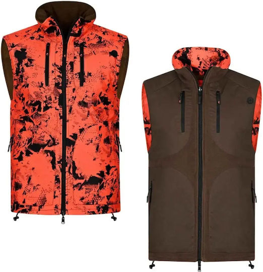 Chameleon Chameleon Jagdwesten Beidseitig Tarnung Fleece Braune
