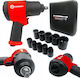 Forcekraft Air Impact Wrench 1/2 Inch with Maximum Torque 73.42kgm