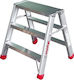 Iron Step Stool with 1 Step 45cm