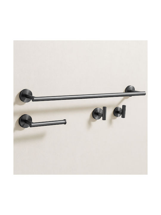 Rea Ari Wall Mounted Bathroom Accessory Set Met...