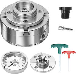 Vevor Wood Lathe Chuck 4 Inch 4 Jaw Self-Centering Thread 1 Inch X 8 Tpi Adapter Jaws Round & Step Nickel Plated High Hardness Steel Mgcckptj3jt4ibz0x001v0 Vevor Wood Lathe Chuck 4 Inch 4 Jaw Self-Centering Thread 1 Inch X 8 Tpi Adapter Jaws Round & Step Nickel Plated High Hardness Steel Mgcckptj3jt4ibz0x001v0