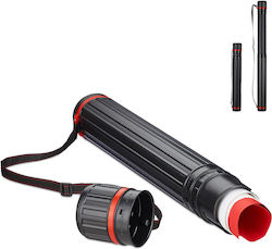 Telescopic Tube Posters Relaxdays Black Red Black 9x107x9 Cm Telescopic Tube Posters Relaxdays Black Red Black 9x107x9 Cm