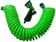 Set Spiralschläuche Wasser Grün 15m