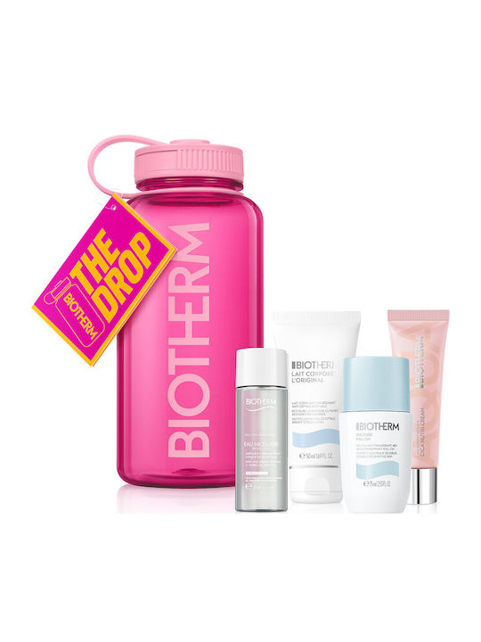 Biotherm Pink Drop Туристически Комплект За Хидратация 5 Броя
