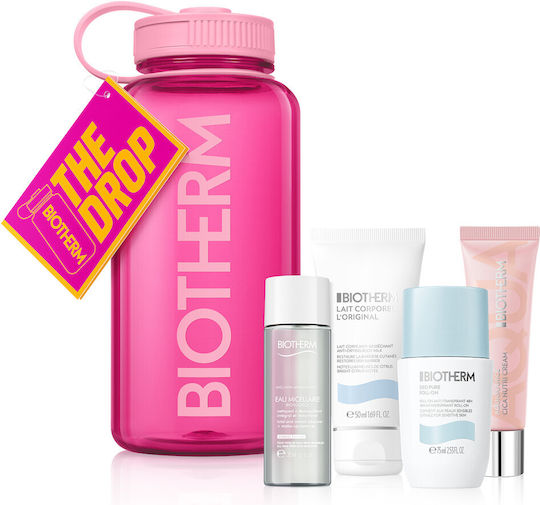 Biotherm Pink Drop Reiseset Für Feuchtigkeitsspendende 5 Stück