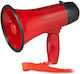 Relaxdays Megaphone Red Black 21x22x13.5 Cm Stadium Use Strap