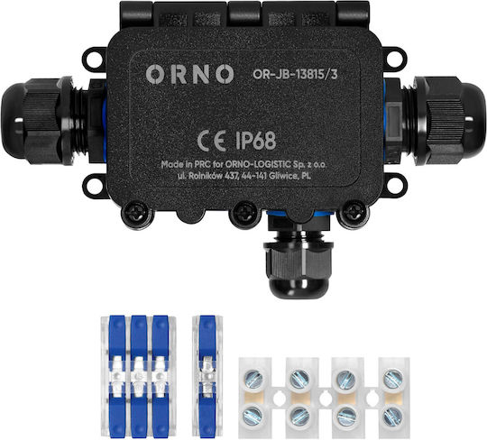 Junction Box N T Ip68 0.5-6.0mm2 2 M20 Cable Glands 1 M16 Cable Gland On-13815/3