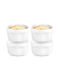 Orion Round Porcelain White Serving Bowl Diameter 6cm 4 Pieces